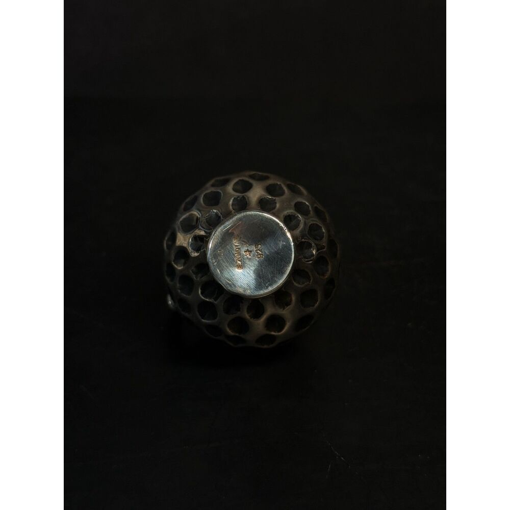 E Zolotas Greek 925 Sterling Silver Mini Openwork Pitcher 2.5"